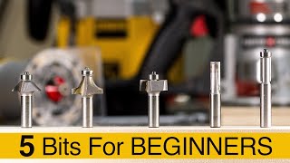 The Best Router Bits For Beginners [upl. by Ennelram]