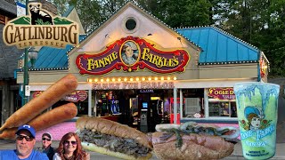 Fannie Farkles Famous Cheesesteak Ogle Dogs amp SauageGatlinburg Tn [upl. by Leunad]