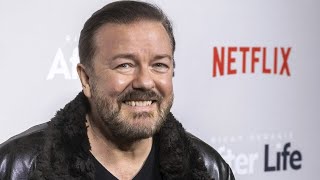 Ricky Gervais’ brutal takedown of celebrity endorsements as election race tightens [upl. by Warring910]