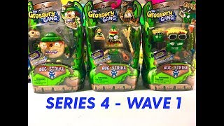 Grossery Gang Series 4 Bug Strike ACTION FIGURES Full first wave [upl. by Giuditta]