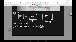 ALGEBRA MIXTURE PROBLEMS sample 1amp2 [upl. by Berrie404]