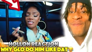 GLORILLA BREAKING THE INTERNET W THIS GloRilla  Hollon Official Music Video Reaction [upl. by Gamin787]