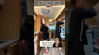 TINGGAL DALAM CAMPER VAN⁉️ vanlife travel camping automobile rvlife roadtrip rv [upl. by Aliled]