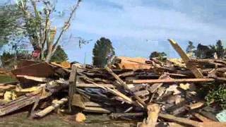 Cleveland TN Tornado Damage from April 27 2011  Bates Pike Randolph Samples [upl. by Sualohcin617]