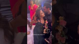 උදාරි සජිතට දීපු kiss එක 😘 Derana Lux Film Awards tvderana shorts sajithaanthony [upl. by Lemmy204]