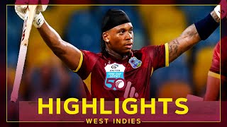 Carty and King Score Sensational Hundreds  Highlights  West Indies v England  3rd CG United ODI [upl. by Decima976]