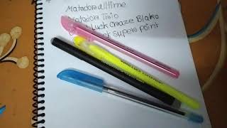 my favourite 4 pen from matador and good luck review video in bangla [upl. by Enoitna]