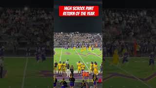 High School Punt Return of the Year Unbelievable Play 🏈🔥 [upl. by Taryn]