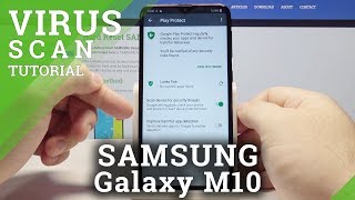 How to Virus Scan on SAMSUNG Galaxy M10  Security Scan [upl. by Savina]