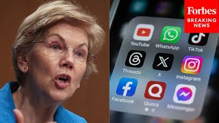 Elizabeth Warren Demands Congress Take Action As Surgeon General Calls For Social Media Warnings [upl. by Lemmie]