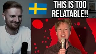 Reaction To Johan Glans  The Hangover Swedish Stand Up Comedy [upl. by Aer]