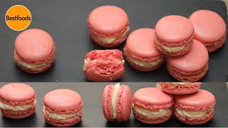 Macarons│No Almond Flour│How To Make Macaron│Macarons Recipe│Maida Macaron│Perfect Macaron│Macaroon [upl. by Nyleahcim]