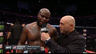 UFC 229 Derrick Lewis Octagon Interview [upl. by Sikata]