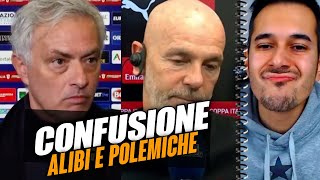 Mourinho ha toccato il fondo nel derby Pioli accampa scuse dopo MilanAtalanta [upl. by Ferdinana]