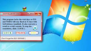 NOD32 FREE TRIAL 31 DAYS  PATCHER  LIFETIME KEY [upl. by Earahs100]