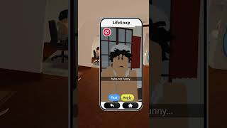 ROBLOX SNAPCHAT TROLLING PART 10😭👻 funny robloxmemes meme viral roblox [upl. by Aruasi]