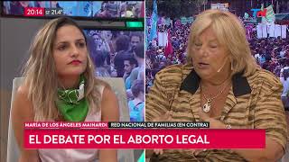 El debate por el aborto legal en Bella Tarde [upl. by Zuzana]