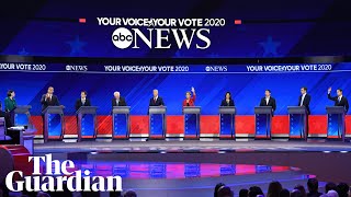 US election 2020 highlights from the third Democratic presidential debate [upl. by Yssirhc]