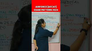 Airforce Afcat Exam Pattern 2024  exam afcat shorts [upl. by Ayatnohs]