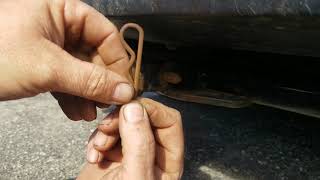 Trailer hitch tip 101 proper way to install and inspect hitch pins [upl. by Ariday456]