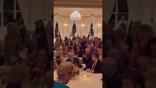 breakingnews  Donald Trump spotted dancing to YMCA with Elon Musk at MaraLago for Thanksgiving [upl. by Nadroj]