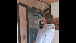 Spray Painting with Ultrimax UPVC Pro  PVC Paint Anthracite Grey Window [upl. by Netsriik]