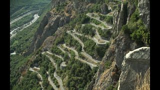 En moto dans les lacets de Montvernier [upl. by Truman795]