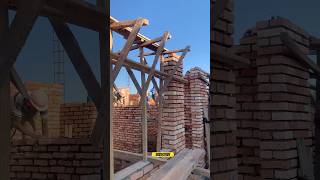 Howis Shuttering On Brickwall redbrickbricklayerbuildingshutteringconstructionytshortsviral [upl. by Ahtebbat]