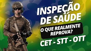 O QUE REPROVA NA INSPEÇÃO DE SAÚDE CABO SGT E OFICIAL TEMPORÁRIO [upl. by Notgnillew]