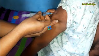 im arm injection pushIntramuscular Hydrocortisone Injection Video 23 Ep37 By Anik Health Tips [upl. by Enar571]