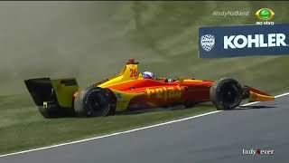 Fórmula Indy 2018  10 Elkhart Lake Transmissão Completa [upl. by Tremaine]