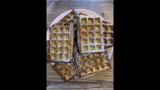 Waffeln backen ohne Zucker  mit Skyr WW geeignet [upl. by Aridni]