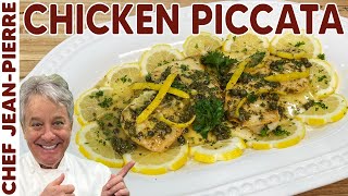 My Lemon Chicken Recipe Chicken Piccata  Chef JeanPierre [upl. by Nnaid975]