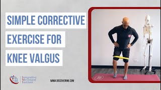 Simple Corrective Exercise to Address Knee Valgus [upl. by Lightfoot]