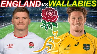 ENGLAND vs WALLABIES Live Commentary Autumn Nations Series 2021 [upl. by Lizzie]