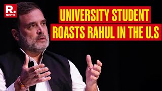 Rahul Gandhi Stumbles amp Fumbles As Student Asks What ‘A’ In INDIA Stands For [upl. by Acinemod]