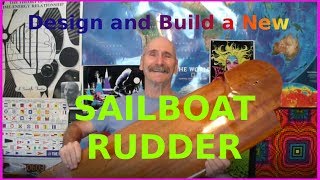 Part 6 Design and Build a Sailboat Rudder Sanding and Varnishing [upl. by Ramirolg]