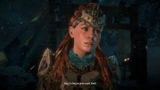 Horizon Zero Dawn Frozen Wilds Complete Hunters Three Quest Get Untested Weapon Coil [upl. by Georges107]