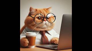 Adorable Office Cat Compilation Funny amp Cute Cat Moments at Work [upl. by Arlina]