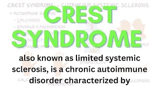 Crest Syndrome Limited Scleroderma [upl. by Innavoij]