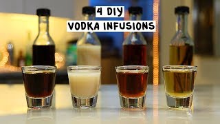 Four DIY Vodka Infusions [upl. by Liek]