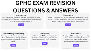 GPhC Exam Practice Questions amp Answers Mixed Clinical Questions [upl. by Sidwohl]