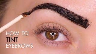 How To Tint Brows At Home Tutorial  Shonagh Scott [upl. by Orten]