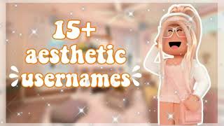 15 Aesthetic Usernames ✩  Roblox  Summerツ [upl. by Giraldo]