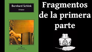 El lector de Bernhard Schlink Primera parte Fragmentos [upl. by Corby]