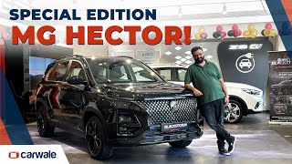 2024 MG Hector Black Storm Walkaround  Black Colour  Special Edition for Rs 21 Lakh [upl. by Russi]