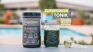 SUPERGREEN TONIK REVIEW BENEFITS TASTE INGREDIENTS PRICE VERDICT  MORE [upl. by Atirrehs]