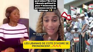 🚨🚨LES LIBANAIS DE COTE D’IVOIRE SE PRONONCENT [upl. by Kulsrud]