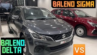 Detail Comparison Baleno Delta 🆚 Baleno Sigma❓Which should you consider in 2023 🤔 [upl. by Enaasiali]