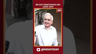 Maharashtra Assembly Polls 2024 RBI Governor Shaktikanta Das Casts His Vote [upl. by Marvel557]